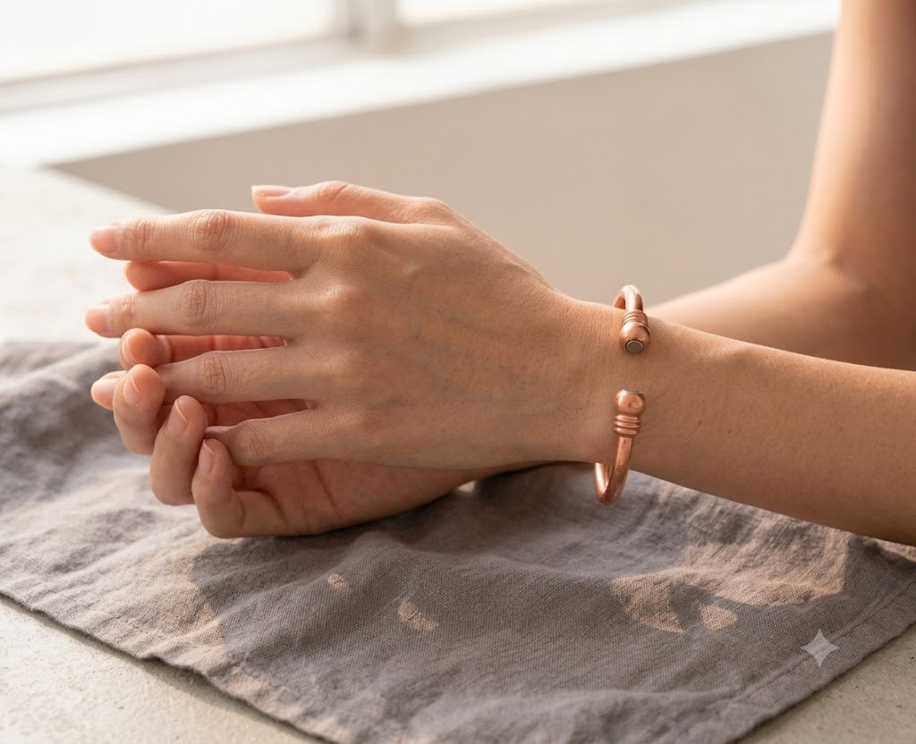 Copper Rounded Bracelet | 純銅實心雙圓頭手鐲 (YS021)