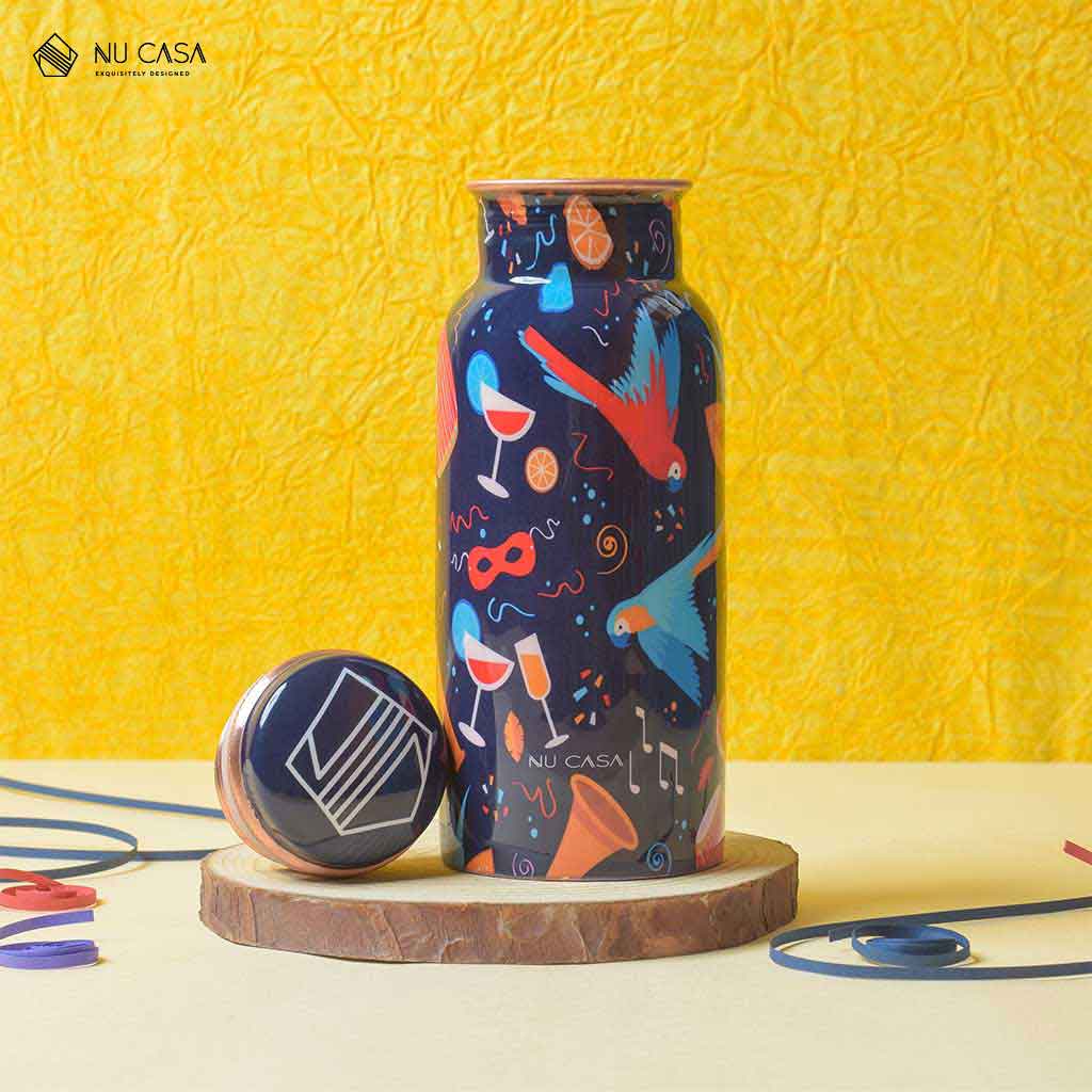 Ayurveda Copper Carnival Happiness Bottle (500ml) |阿育吠陀銅水樽