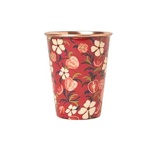 Copper Apple Orchards Copper Tumbler Cup (275ml) - Pack Of 2| 印度手工純銅水杯 2隻