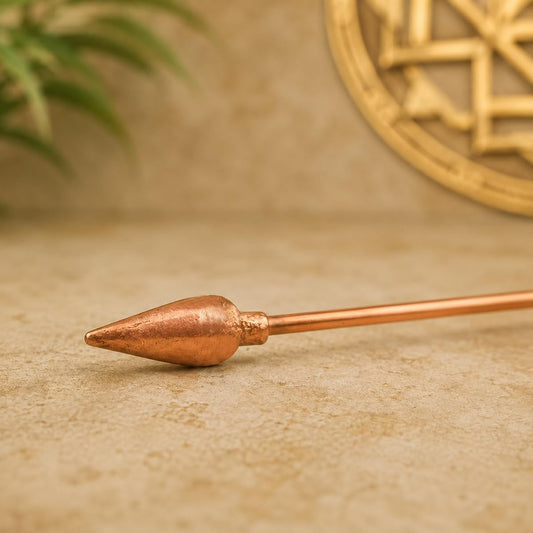 Rikei Chakras Energy Checking Rool with Wood Handle | 能量探測棒浮標 測量脈輪能量流動 (#T000)