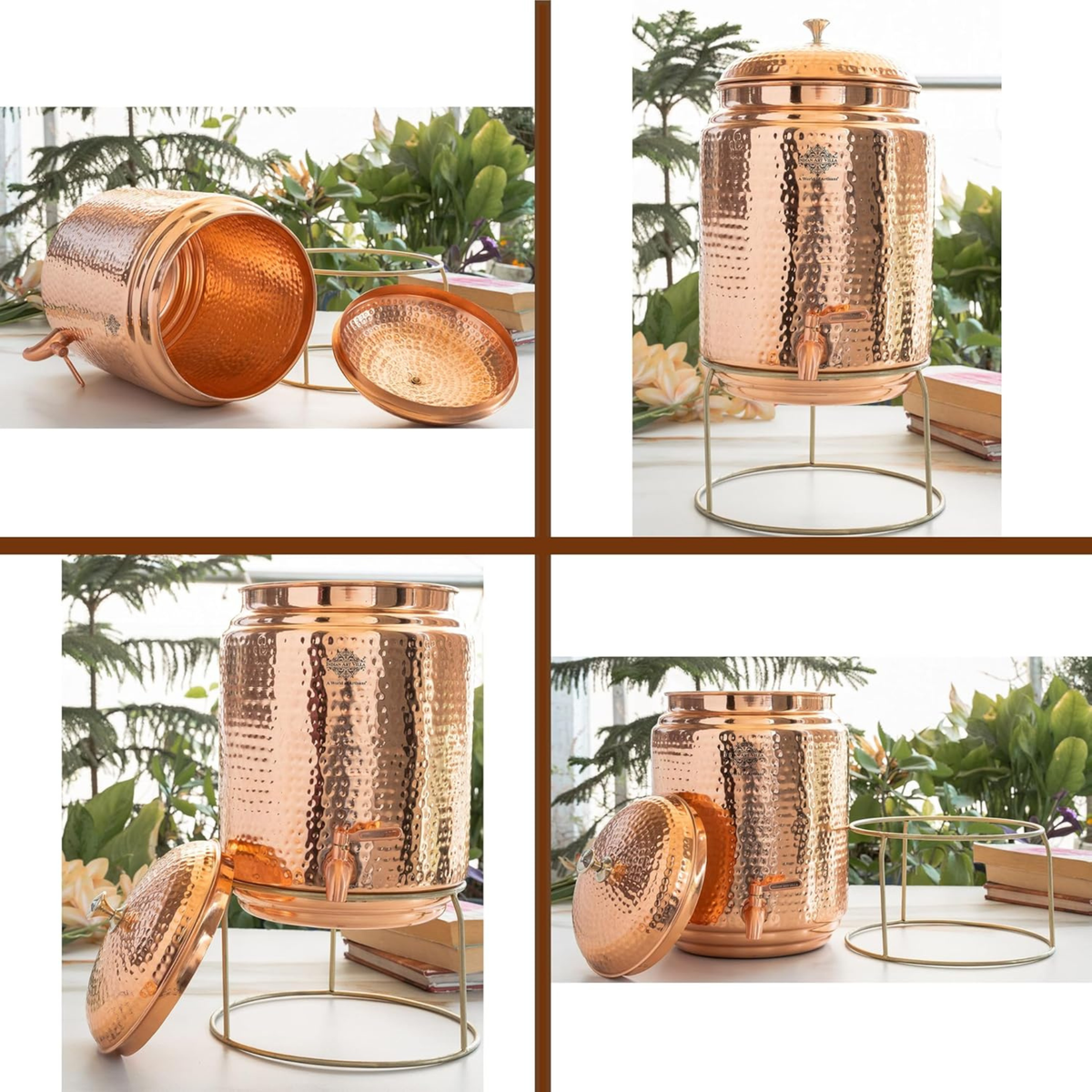 Copper Hammered Large Water Tank (11L) | 純銅儲水桶 - 11公升