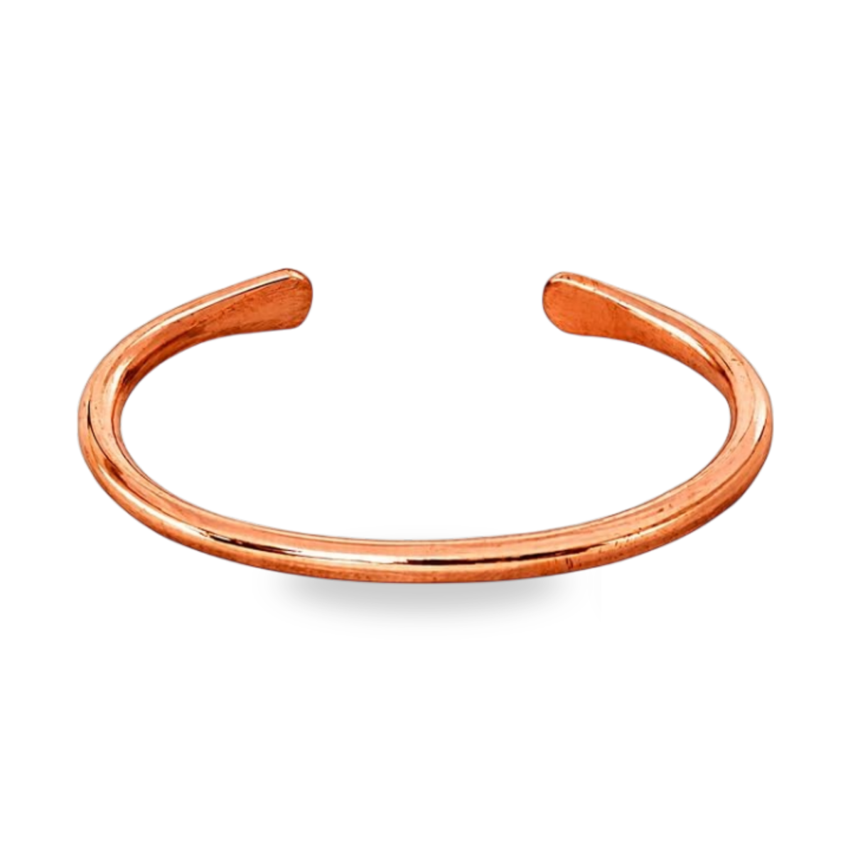 Minimalist & Hammered Copper Bracelet | 極簡素面拋光純銅手鐲 (#YS047)
