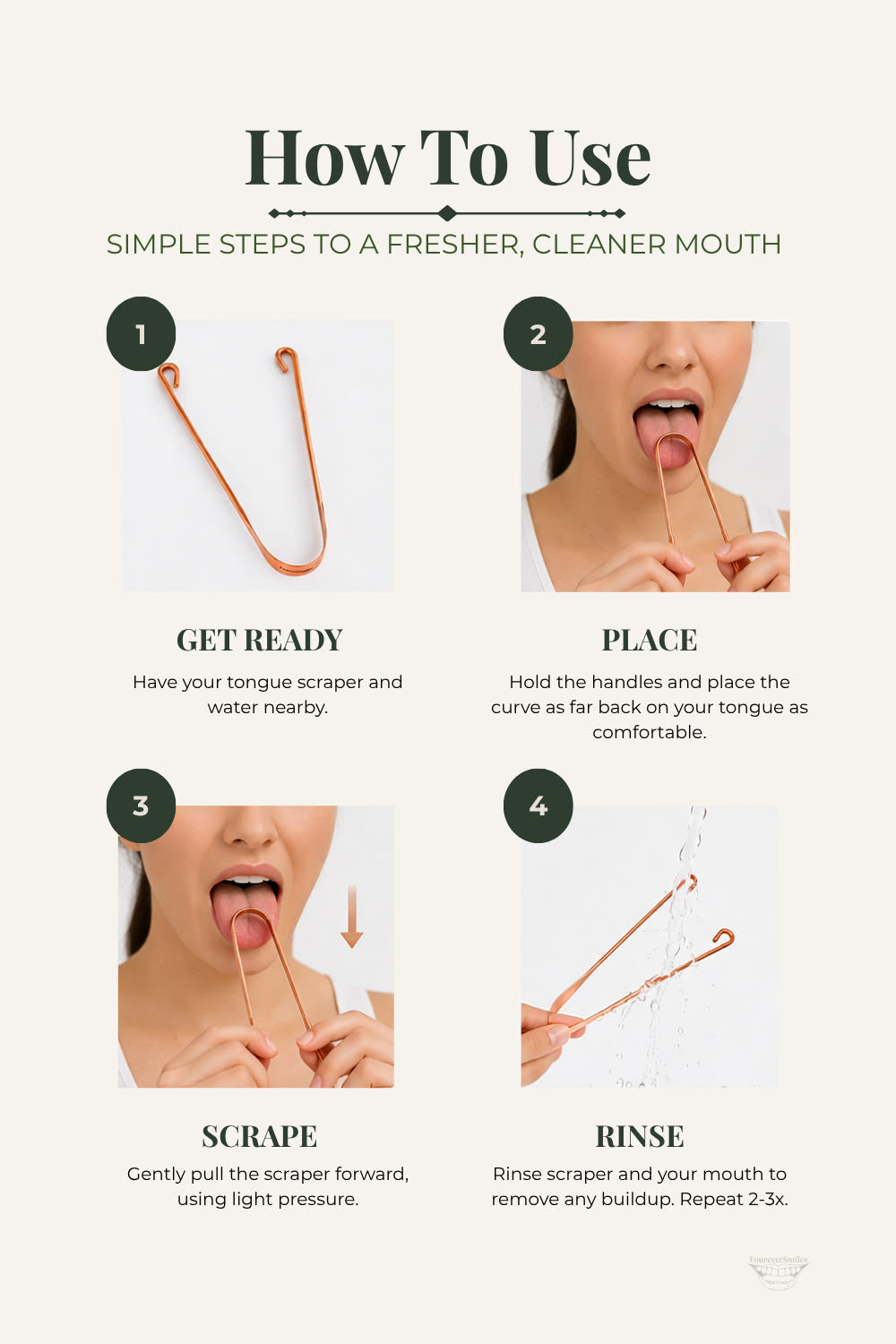 Ishalife Copper Tongue Cleaner｜經典純銅淨化刮舌棒 清晨排毒儀式 (Pack of 2)