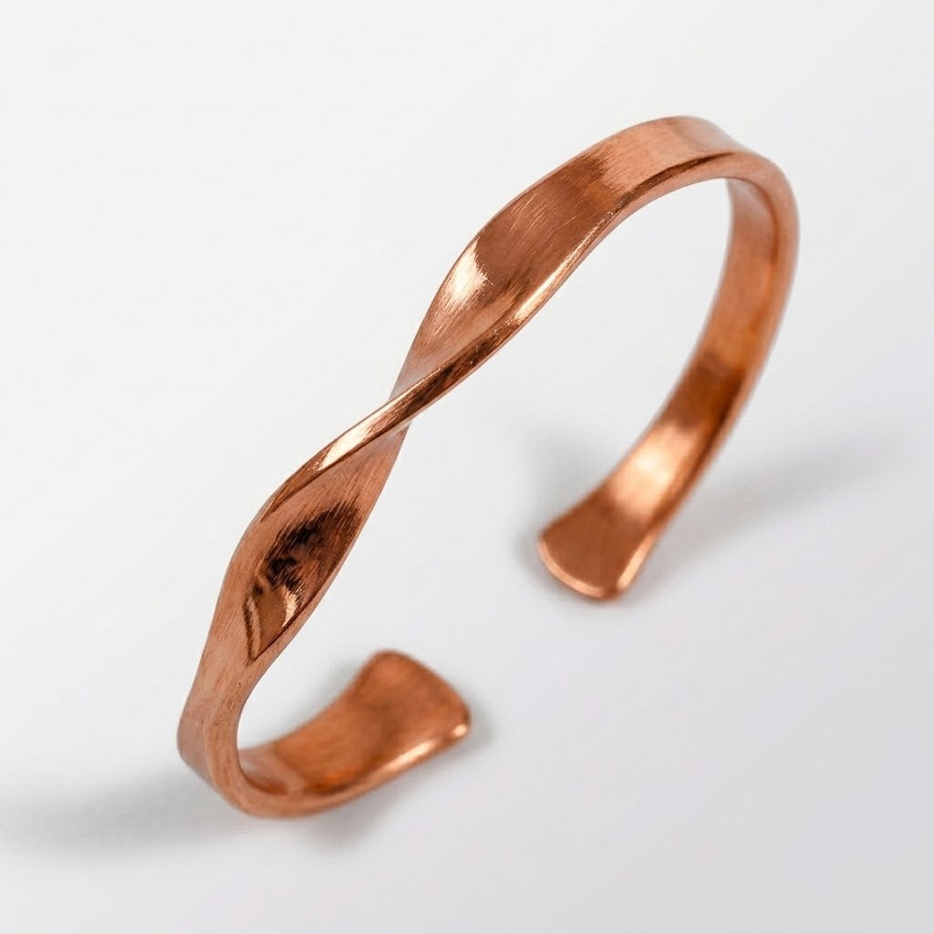 Minimalist Helix Elegant Copper Bracelet｜極簡純銅螺旋手鐲 (#YS033)