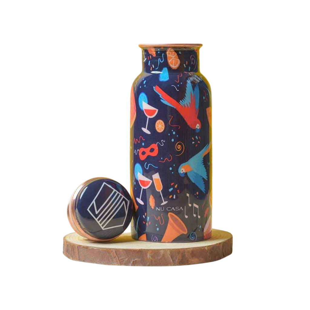 Ayurveda Copper Carnival Happiness Bottle (500ml) ｜阿育吠陀銅水樽