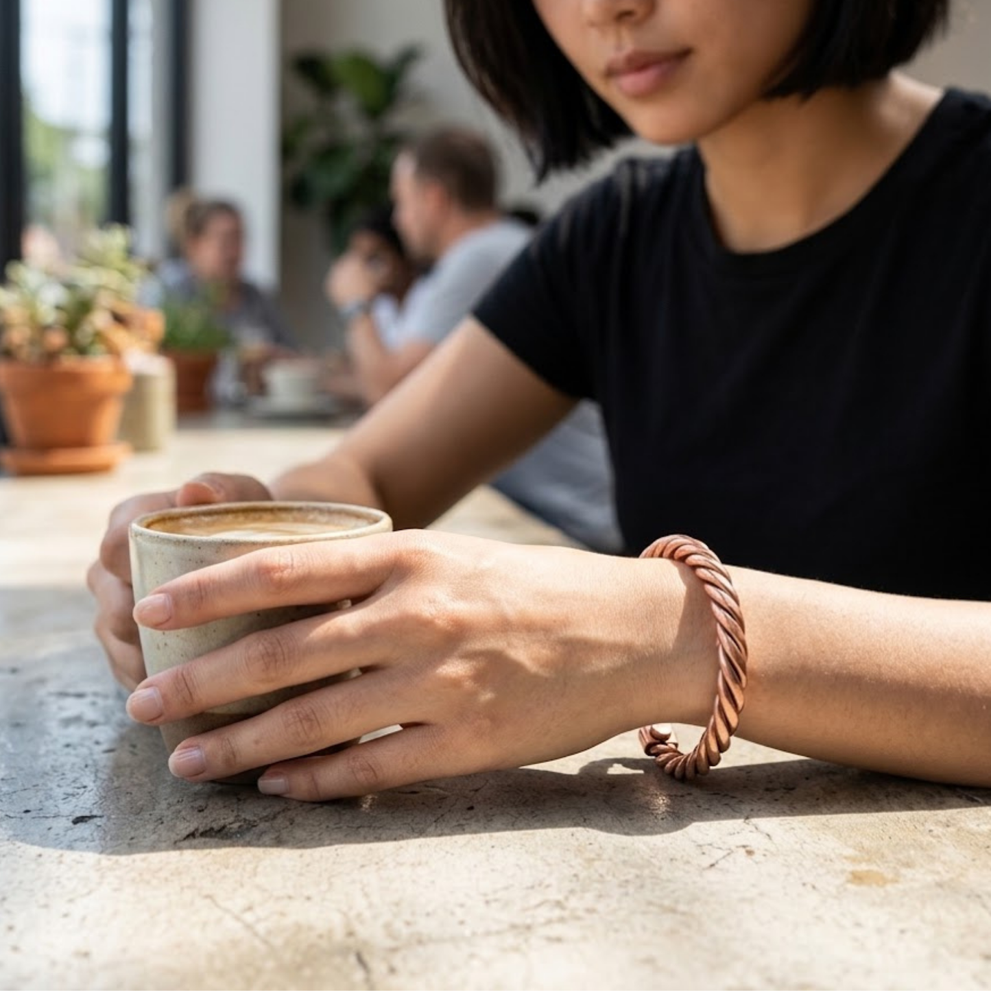 SALES - Twisted Rope Pure Copper Bracelet |  職人手作三束錘鍛銅手環  (#YSS1)