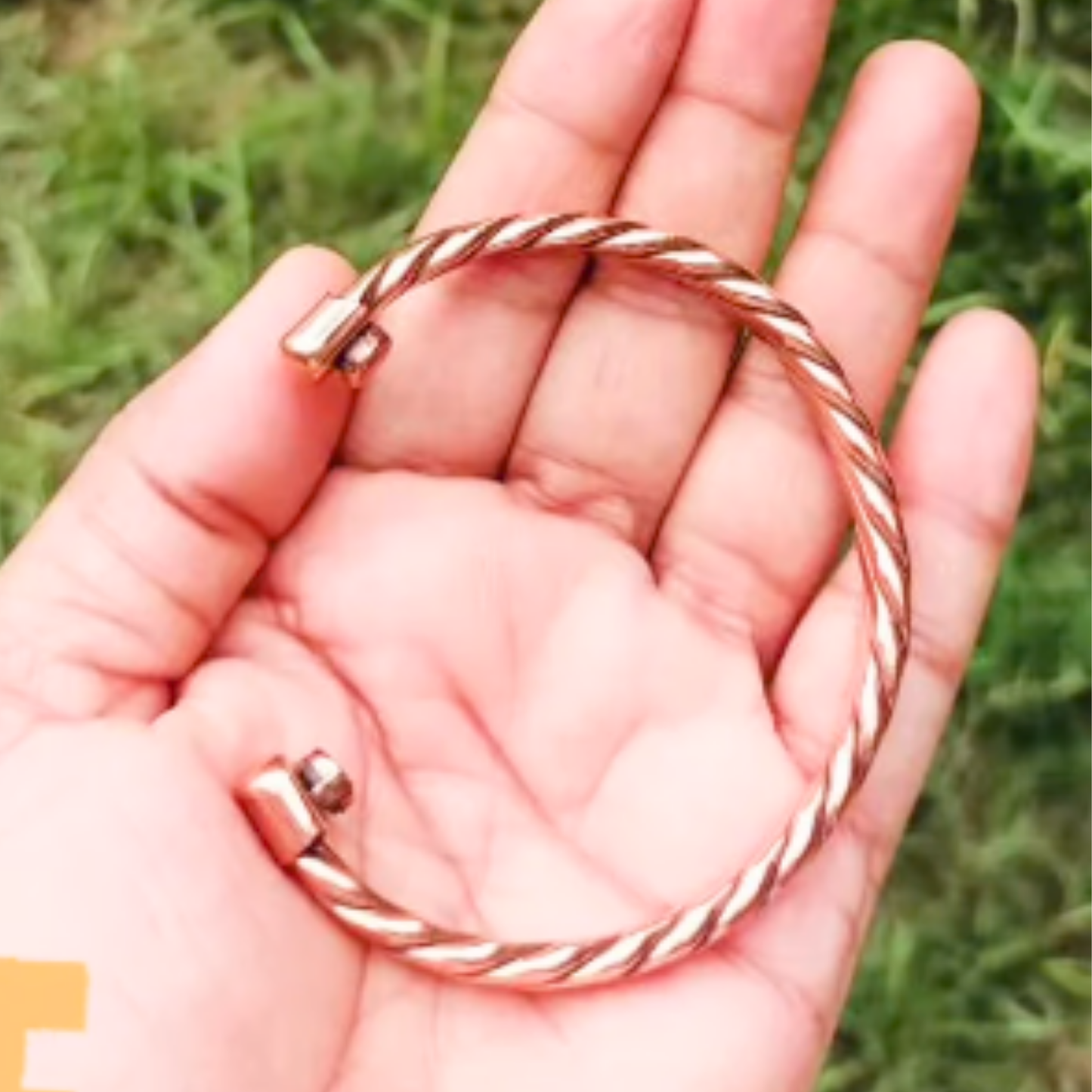 SALES - Twisted Rope Pure Copper Bracelet |  職人手作三束錘鍛銅手環  (#YSS1)