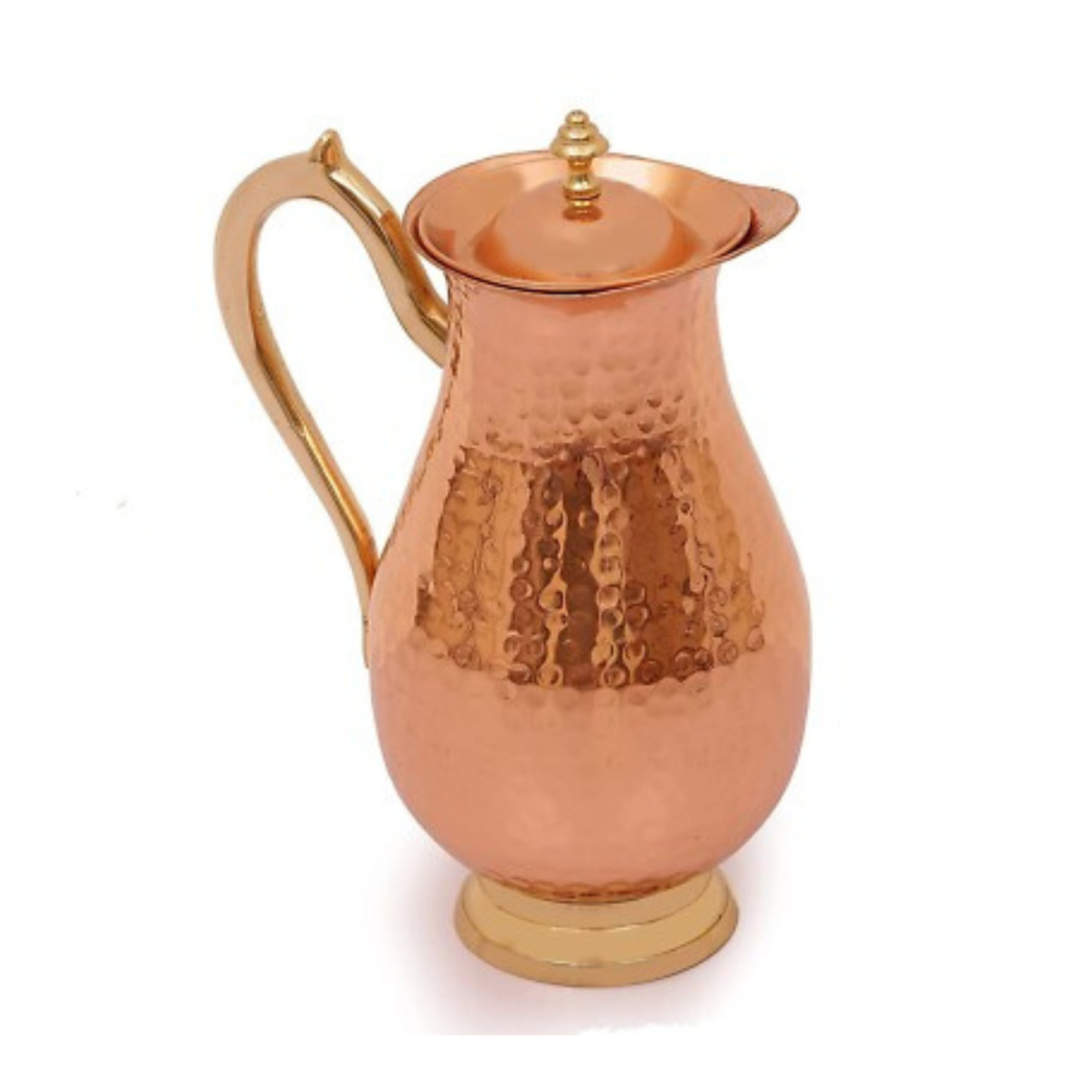 Hammered Copper Water Jug (1.2L & 2cups) ｜ 純銅精品儲水壺1.2公升 (1.2L & 2Cups)