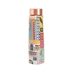 Copper Animal Printed Bottle  (950ml) ｜ 印度手工純銅水瓶 - 動物
