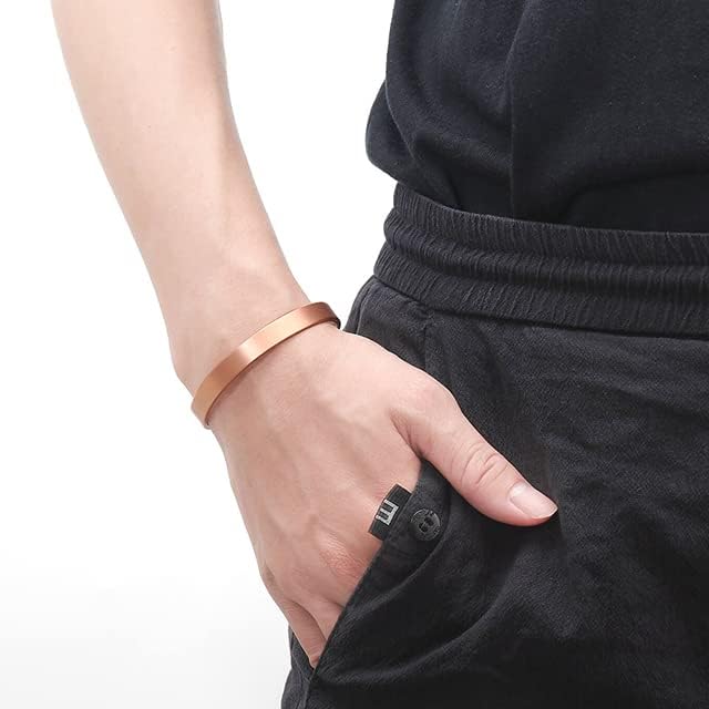 Minimalist Plain Copper Bracelet |  極簡素面拋光純銅手鐲 (#YS048)