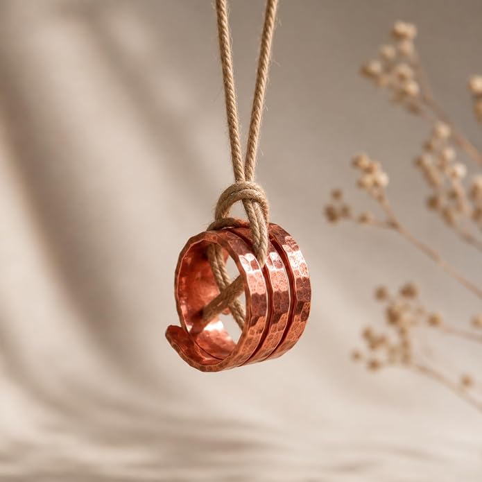 Hammered Thumb Copper Ring ｜手工錘打純銅大拇指戒指  (#YS031)