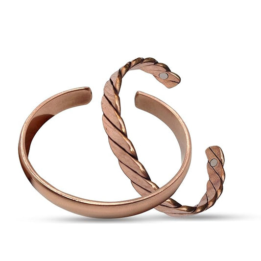 Sales - Minimalist x Twist Copper Bracelet Set｜極簡純銅螺旋手鐲 (#YSS6)