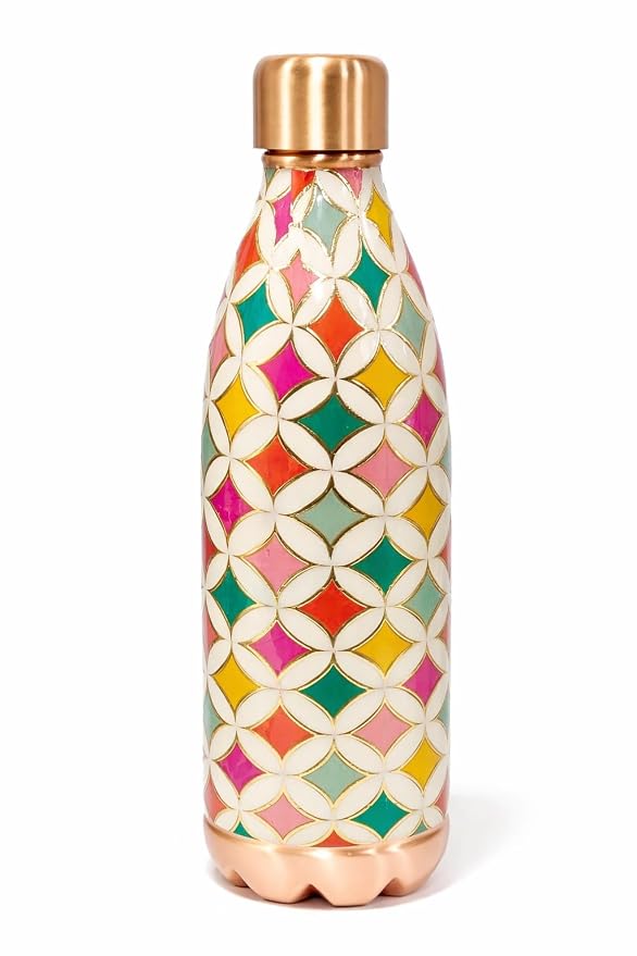 Copper Rainbow Bottle  (950ml) ｜ 印度手工純銅水瓶｜阿育吠陀飲用銅水習慣