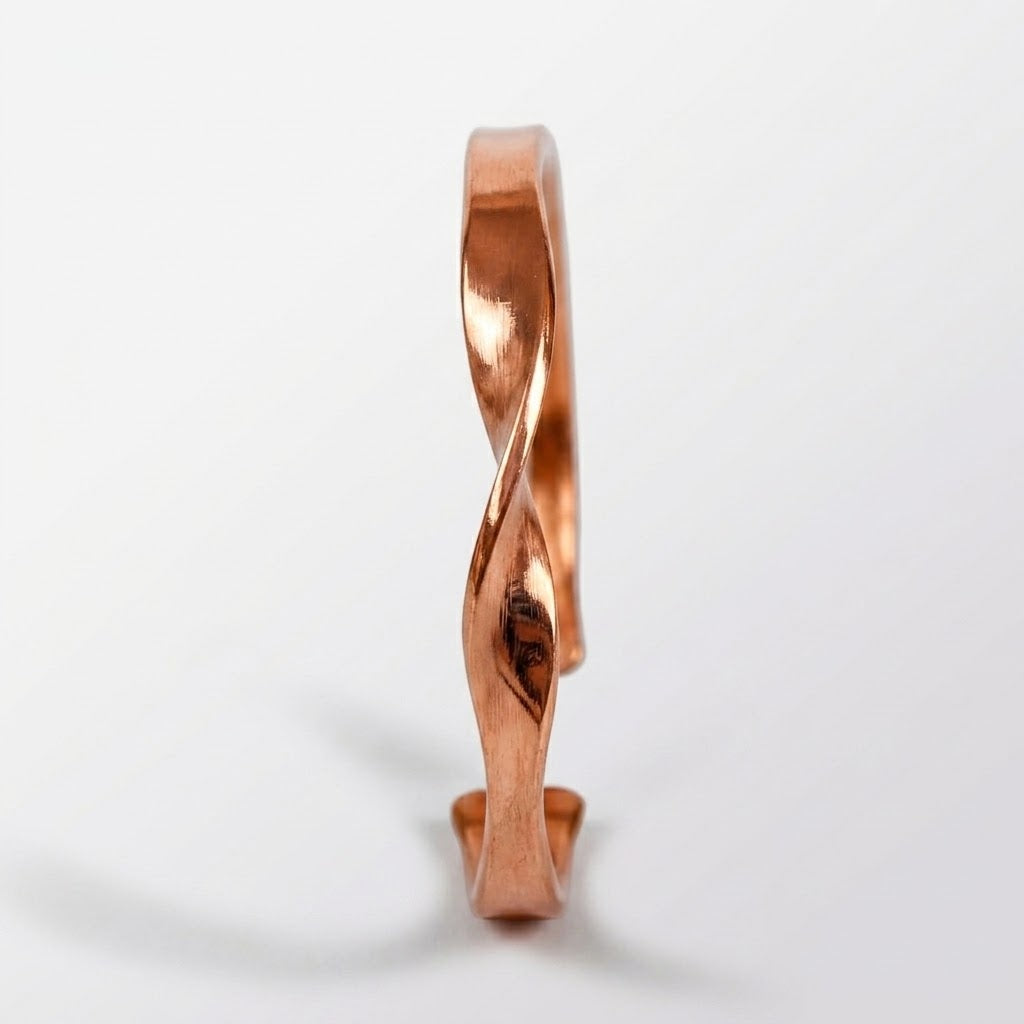 Minimalist Helix Elegant Copper Bracelet｜極簡純銅螺旋手鐲 (#YS033)