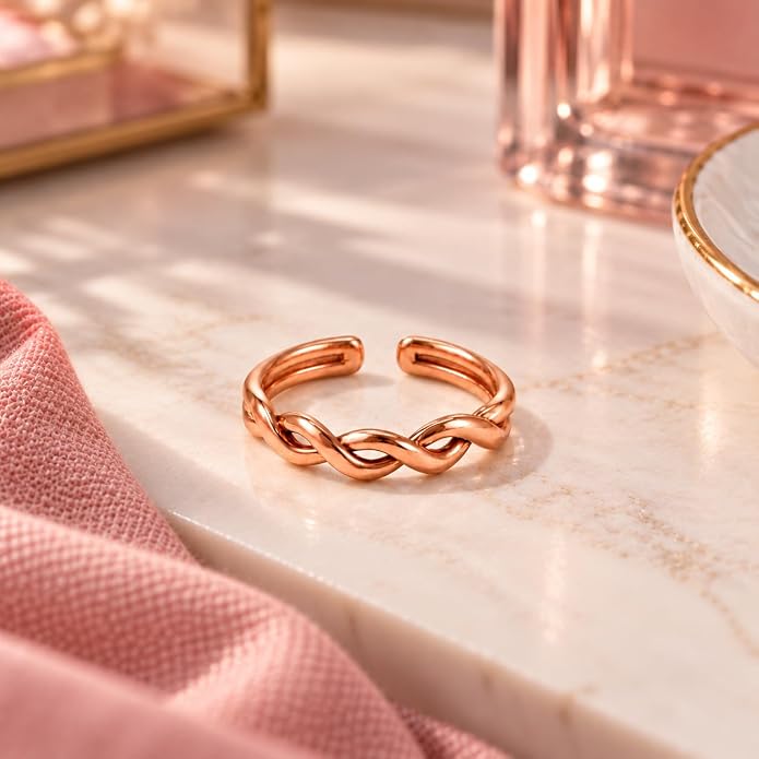 Adjustable Copper Finger Ring ｜純銅手工戒指 (#YS049B)