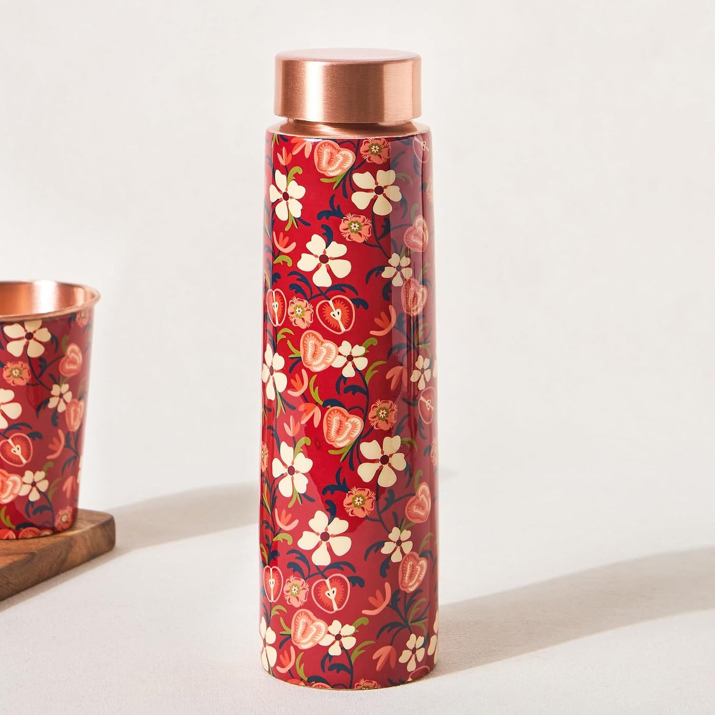 Copper Chumbak Apple Orchards Bottle  (950ml) ｜ 印度手工純銅水瓶