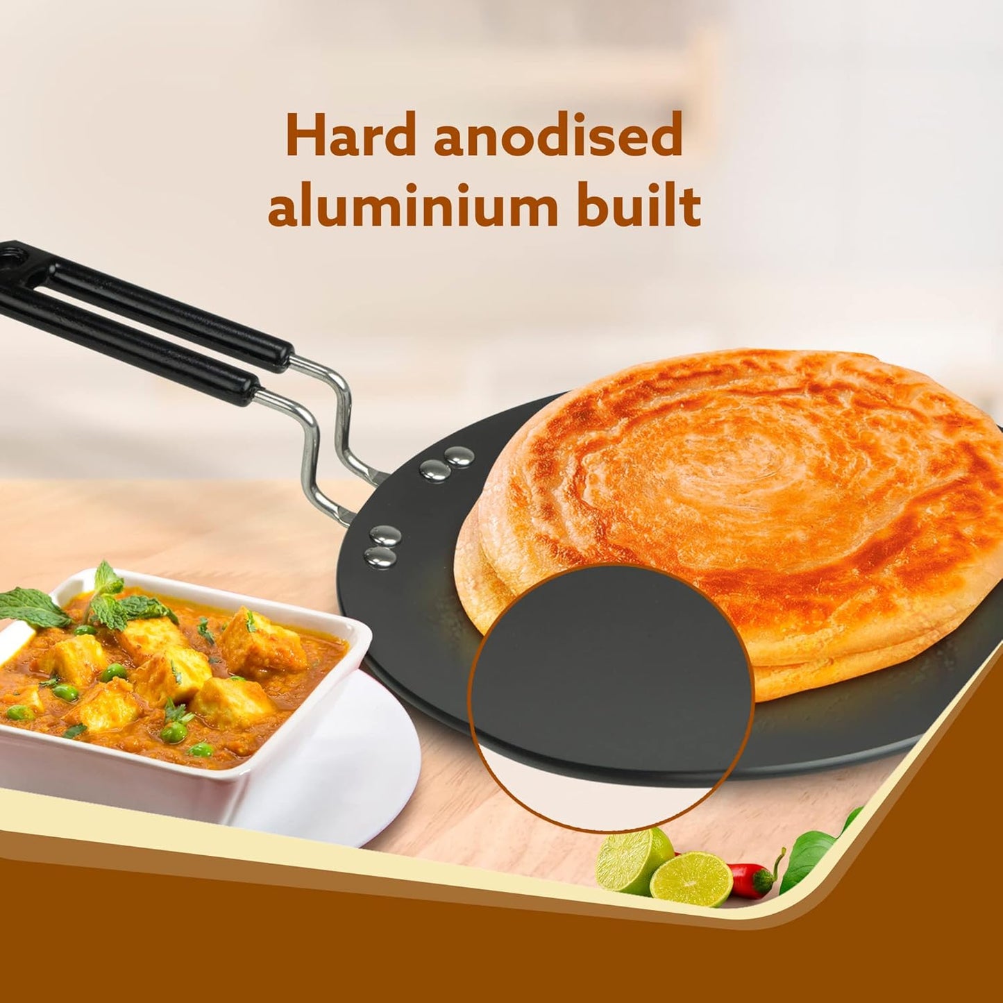 KitchenTawa  | 極致耐用的廚房工具 風味的 Roti 必備鍋具