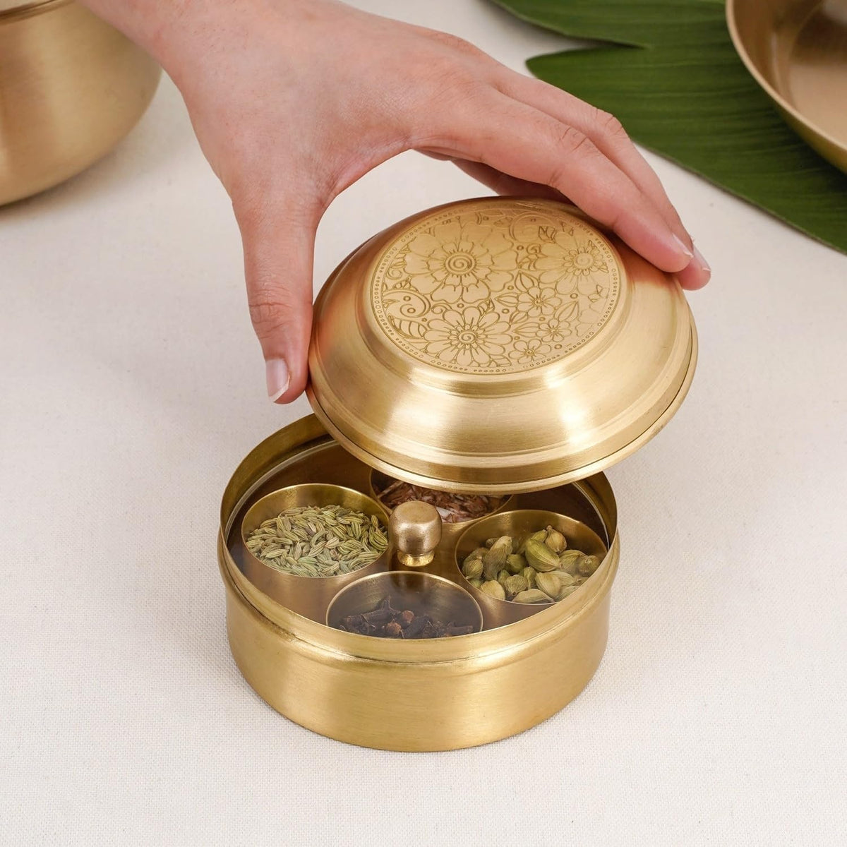 Masala Dabba Spices Box - Small   | 悅性廚房香料盒 - 小號