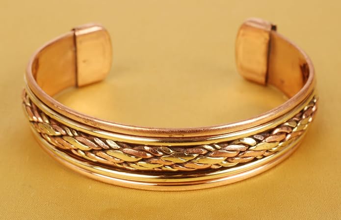 Vintage Intertwined Copper ｜雙色手工編織純銅手鐲 (#YS029)