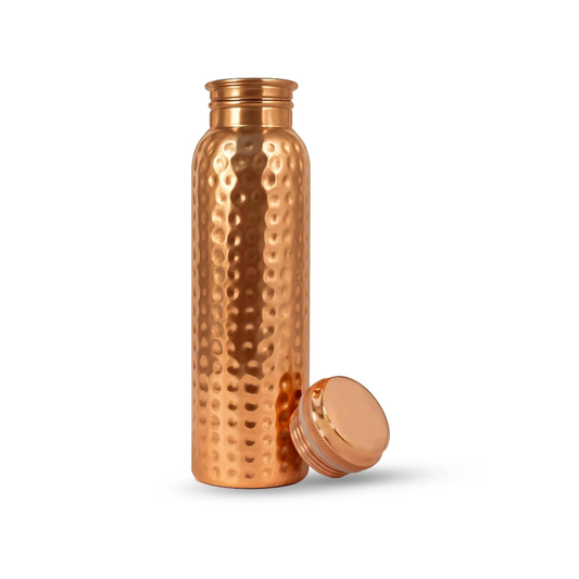 Ayurveda Hammered Copper Bottle (950ml) ｜ 阿育吠陀銅水瓶 (#CB950)