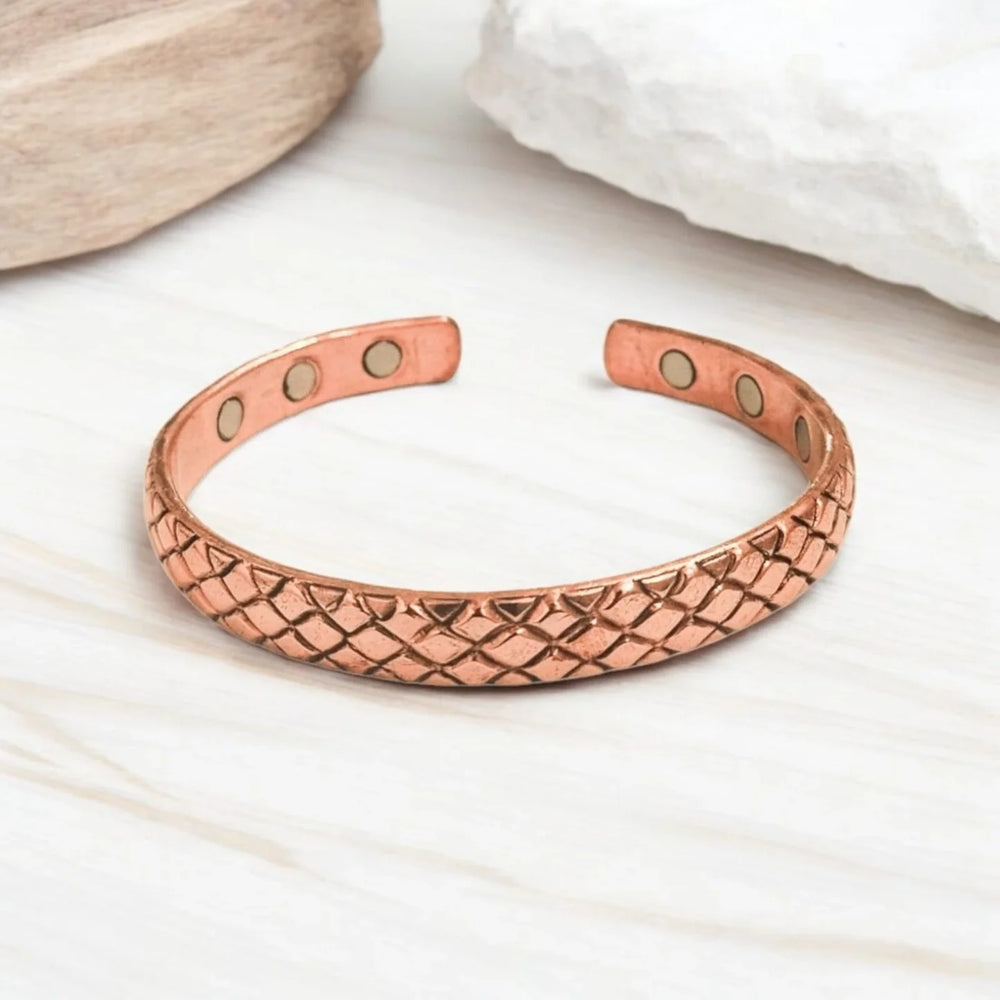 Unisex Copper Bracelet｜極簡純銅螺旋手鐲 (#YS014)
