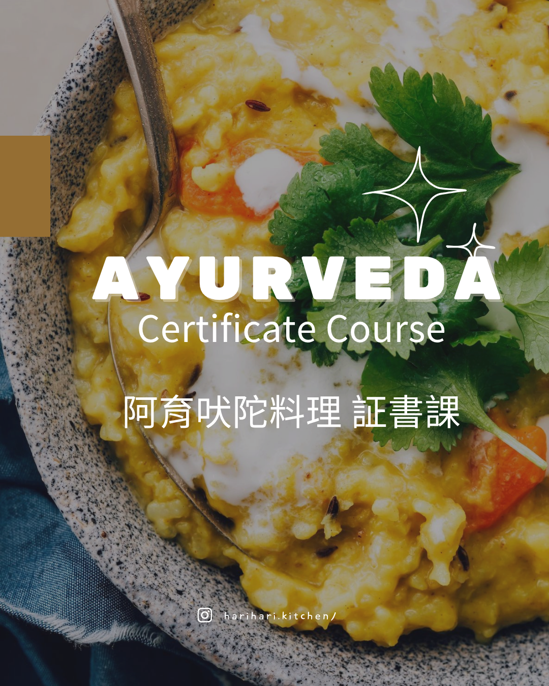 Ayurveda Certificate Course｜ 阿育吠陀証書課