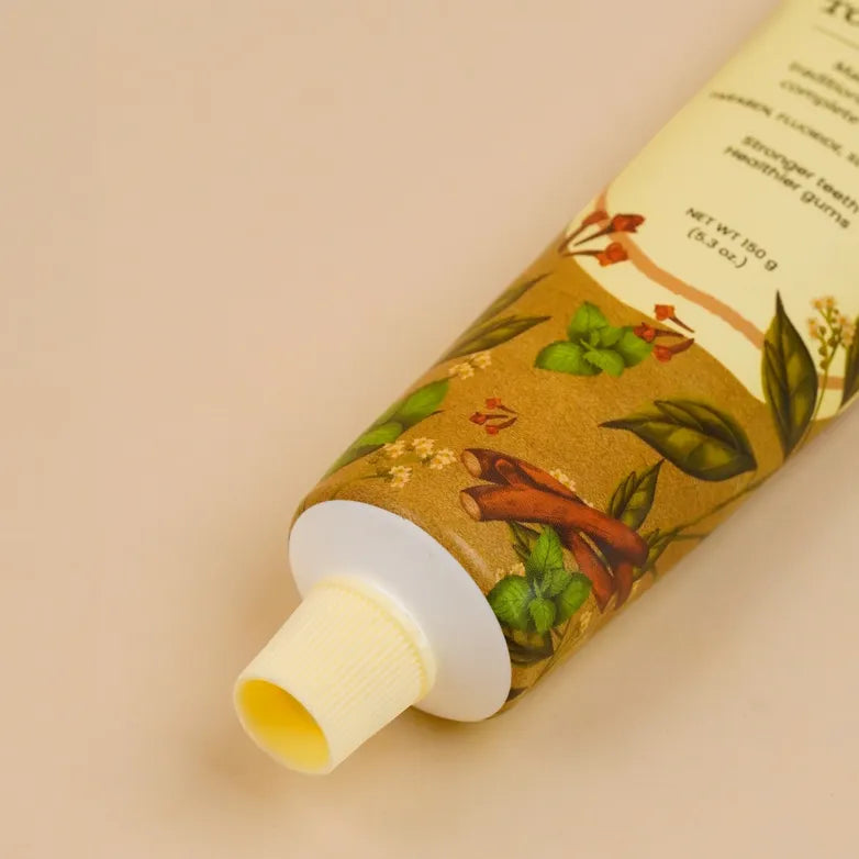 Ayurvedic Herbal Toothpaste |  阿育吠陀混合草本牙膏 無氟配方 150 gm (Pack of 4)