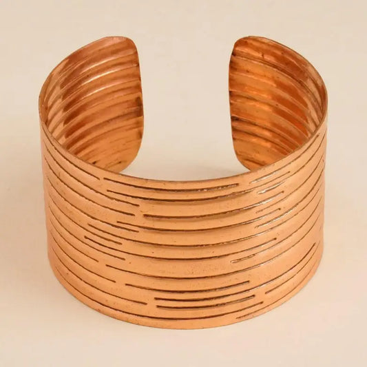 Copper Kada｜純銅手工寬手環 (#YS042)