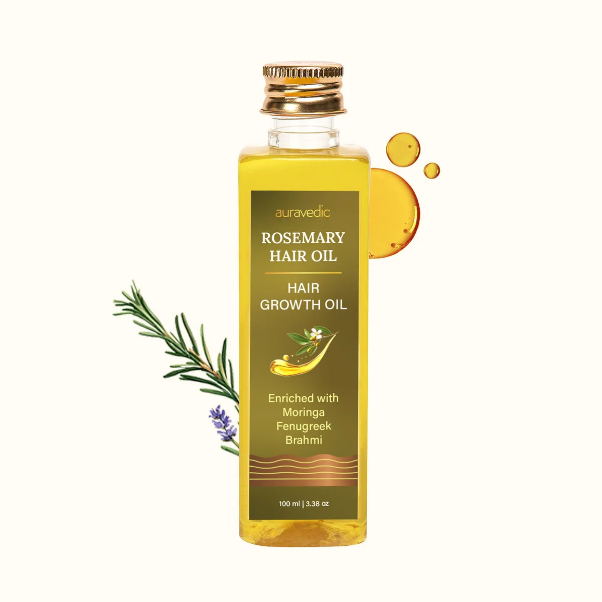 Auravedic Rosemary Hair Oil (100ml)