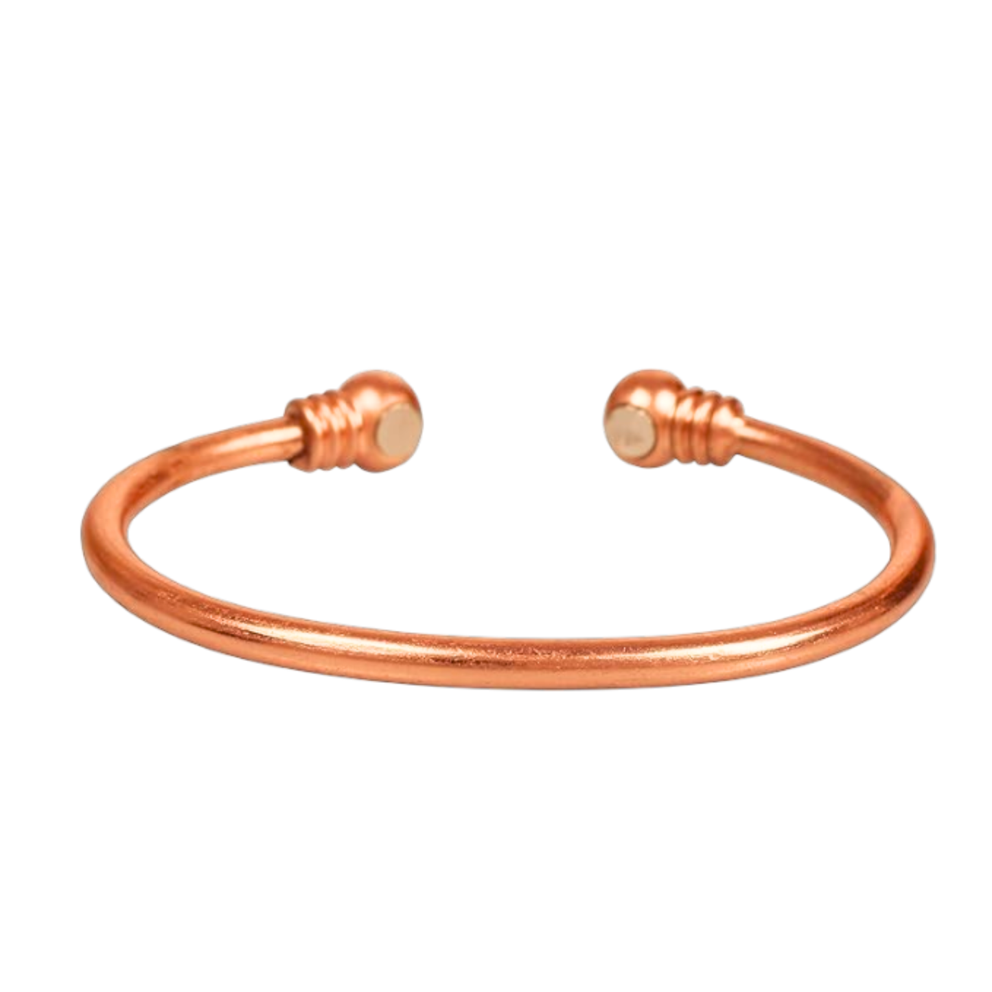 Copper Rounded Bracelet  |  純銅實心雙圓頭手鐲 (YS021)