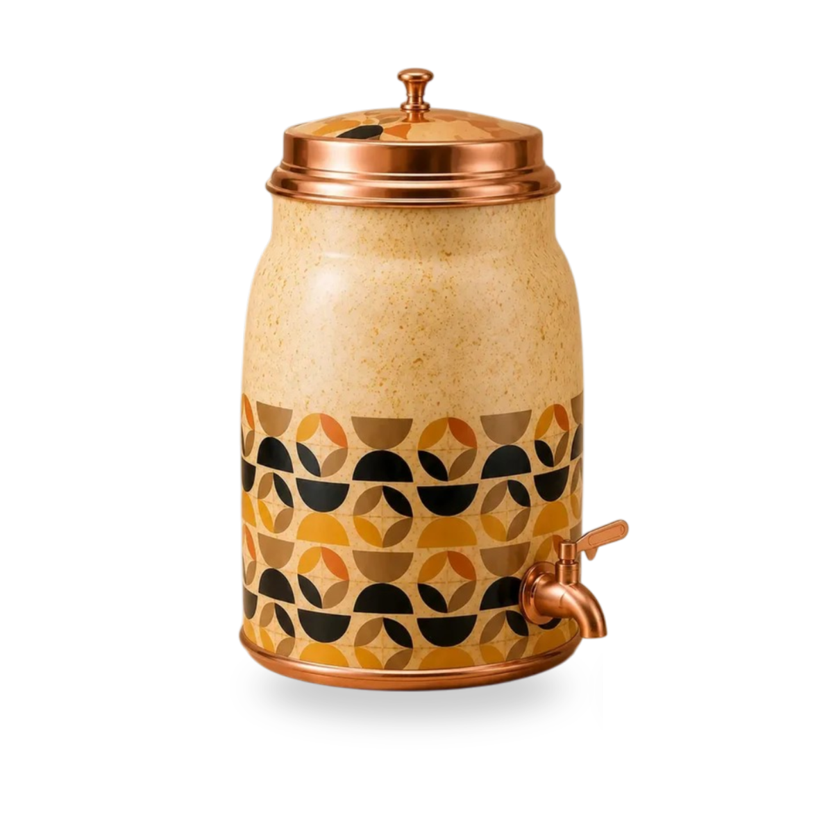 Copper Ceramic Dispenser with Tap (8L) ｜ 純銅陶瓷外觀儲水桶 - 8公升