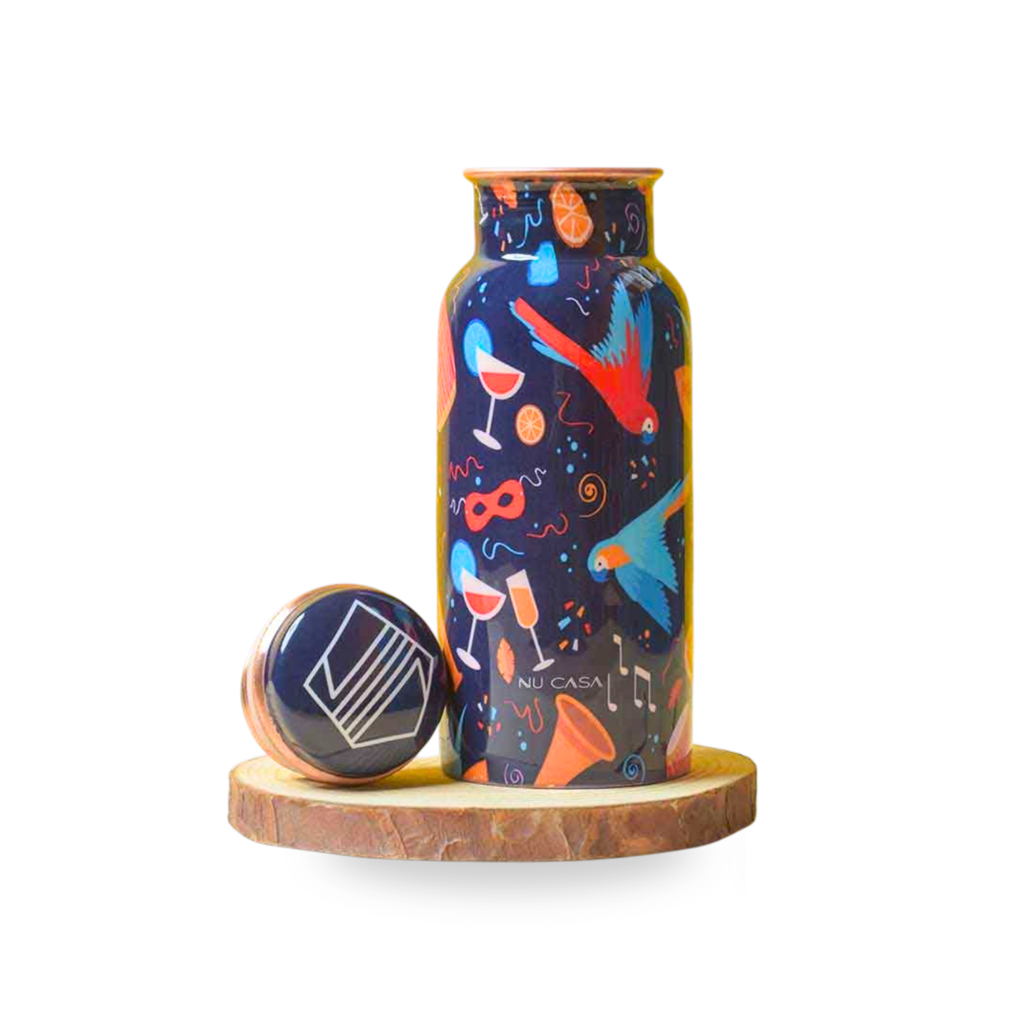 Ayurveda Copper Carnival Happiness Bottle (500ml) ｜阿育吠陀銅水樽