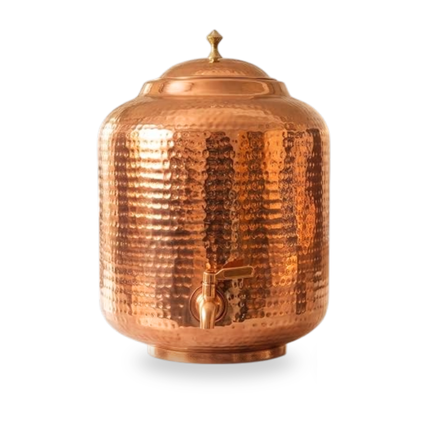 Copper Hammered XL Tank (18L & 4Cups) ｜ 純銅儲水桶 - 18公升及4銅杯