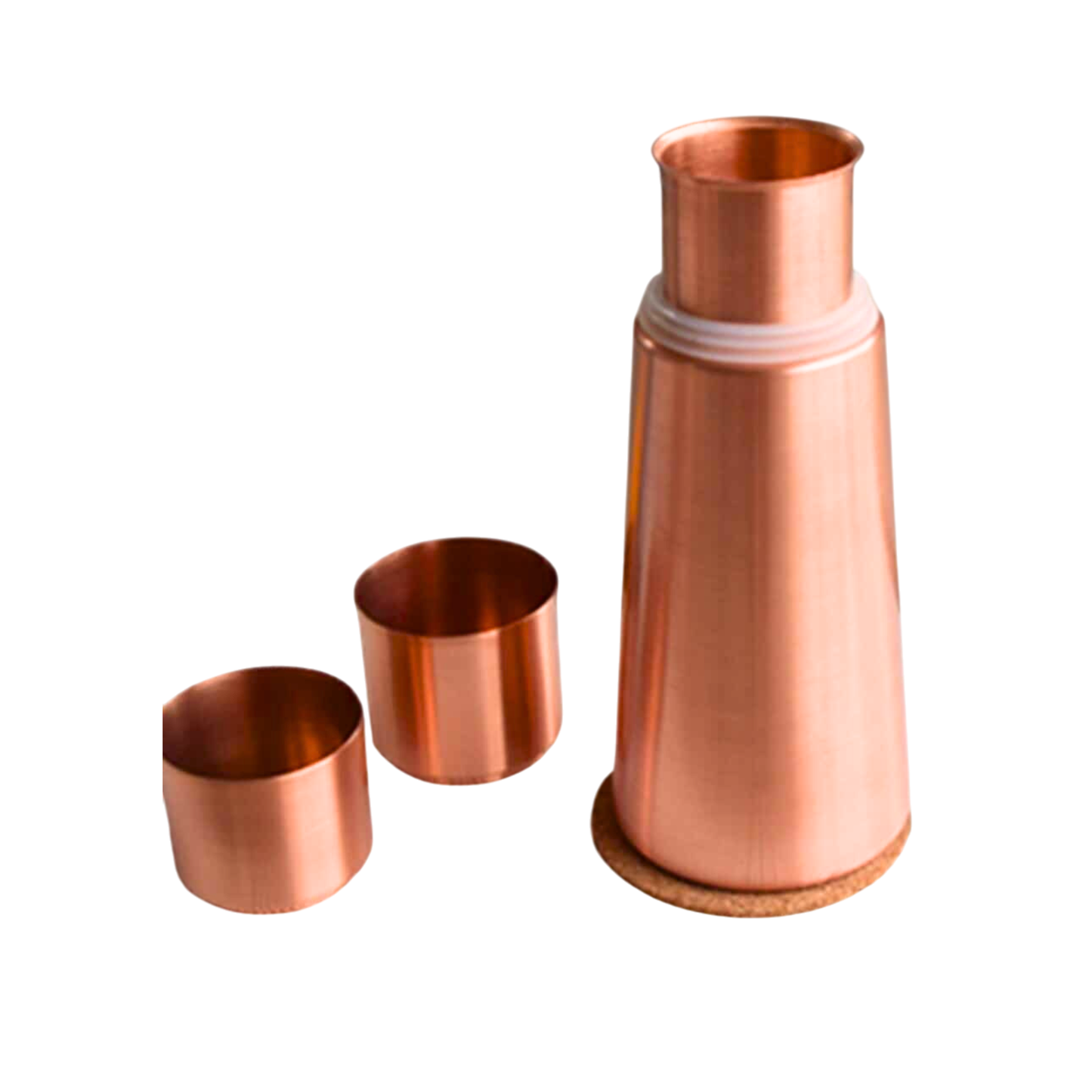 Copper Tumbler Travel Mugs (750ml & Cup) ｜ 銅水瓶旅行套裝｜阿育吠陀飲用銅水習慣
