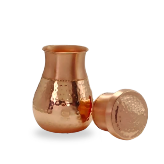 Copper Bottle Cup (650ml) ｜ 印度手工純銅水瓶 (#CB650)