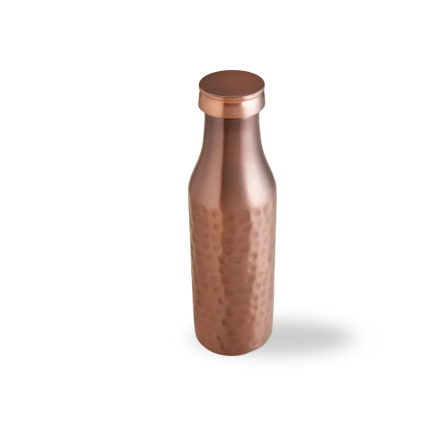 Antique Hammered Copper Bottle (700ml) 印度手工純銅雕刻水瓶｜阿育吠陀飲用銅水習慣