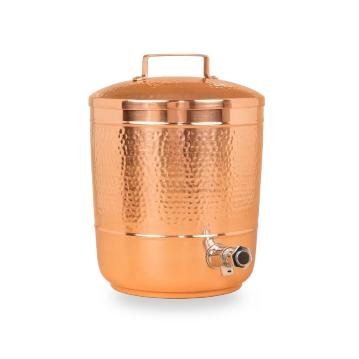 Hammered Copper Isha Storage Pot (8L) ｜ 純銅手工錘紋儲水桶 - 8公升