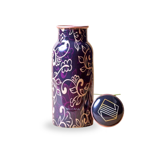 Ayurveda Copper Watermelon Print Bottle (500ml) ｜阿育吠陀銅水樽 水果西瓜式