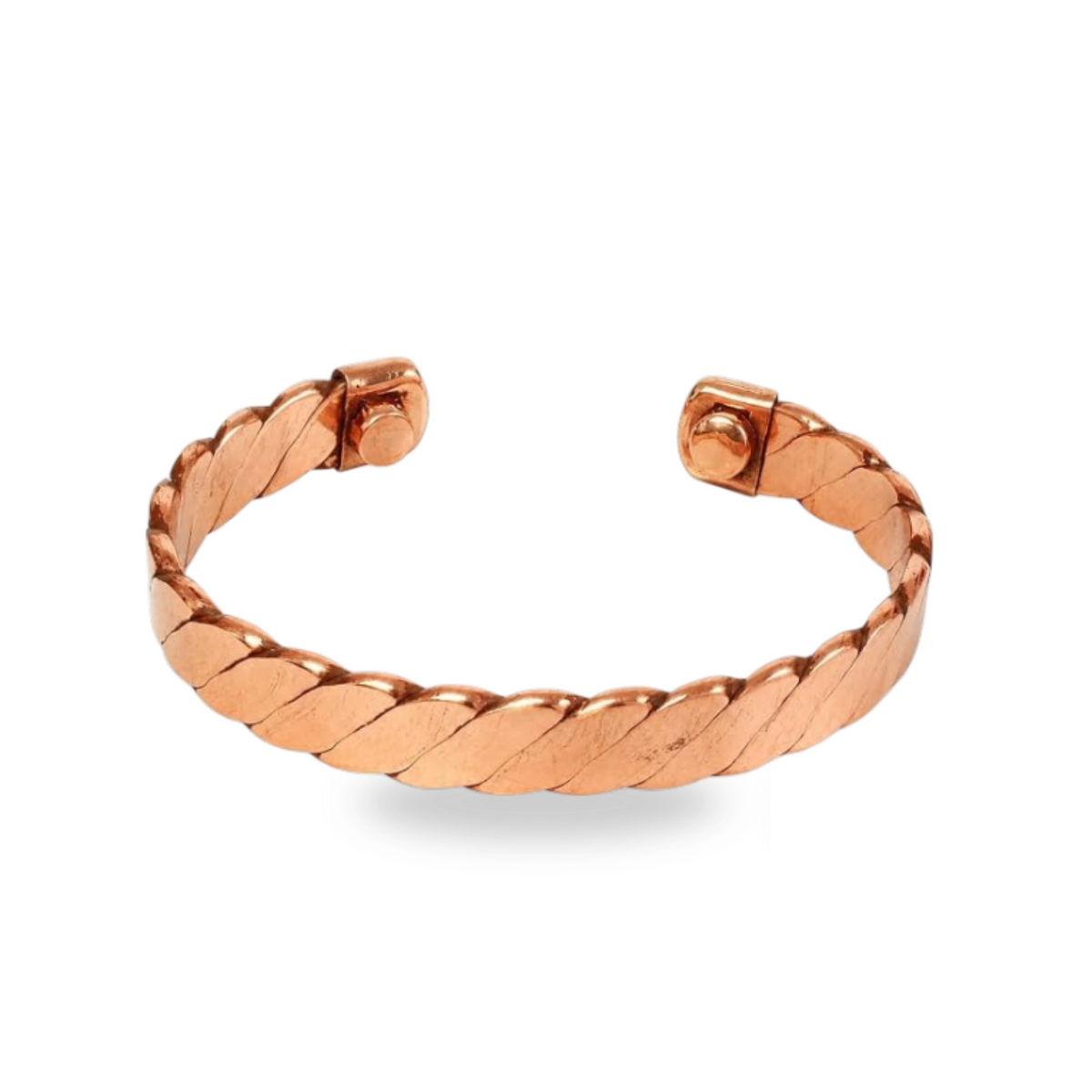 Minimalist Flat-Twisted Copper Bracelet｜極簡純銅螺旋手鐲 (#YS009)