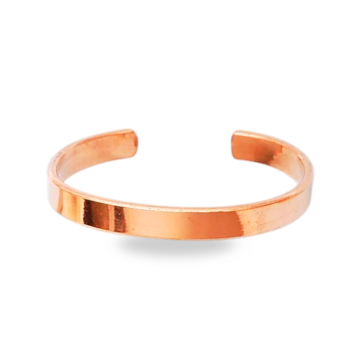 Minimalist Plain Copper Bracelet |  極簡素面拋光純銅手鐲 (#YS048)