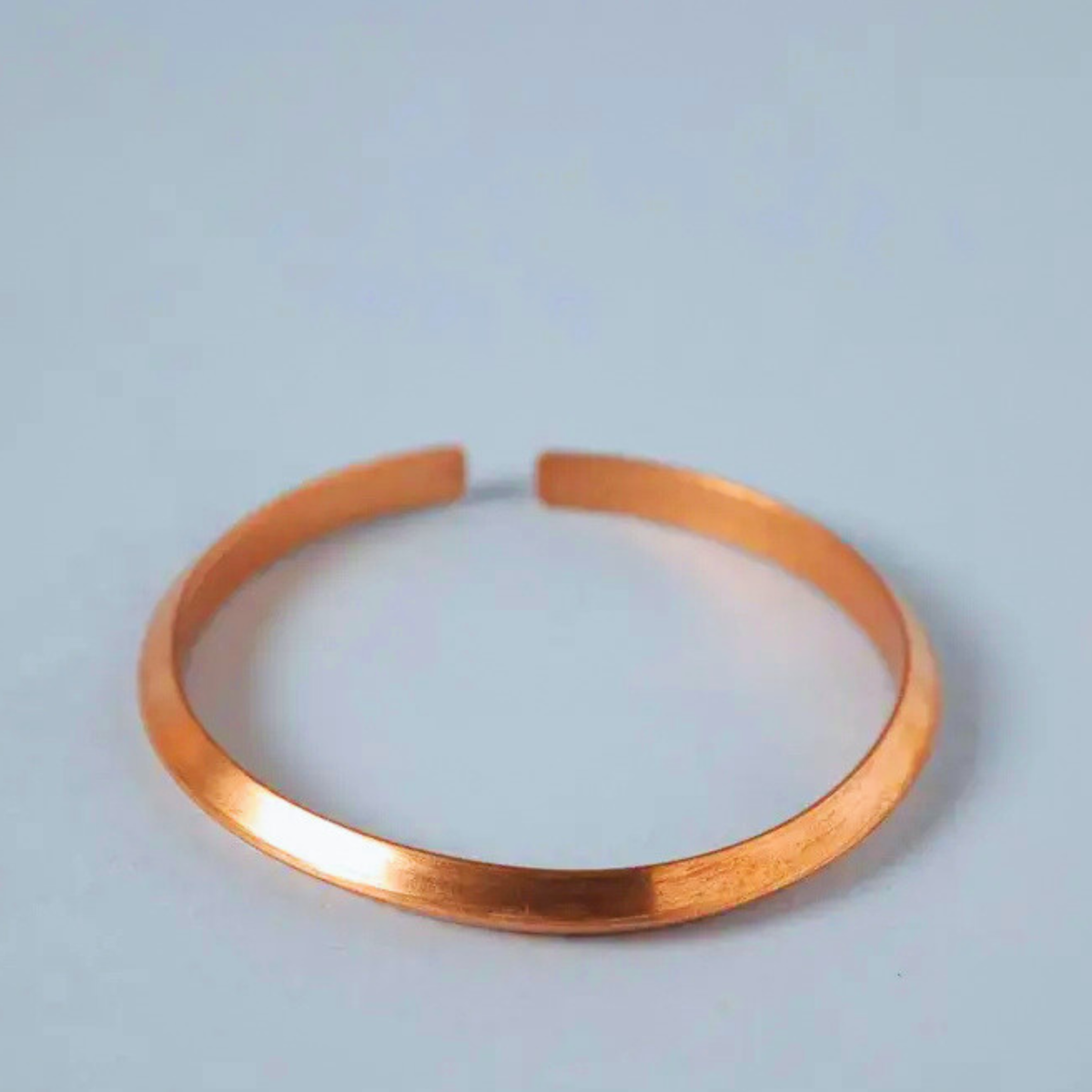 純銅手鐲 - 大直徑寬鬆款式 ｜ Copper Isha Slim Cuff Bracelet (#YS010)
