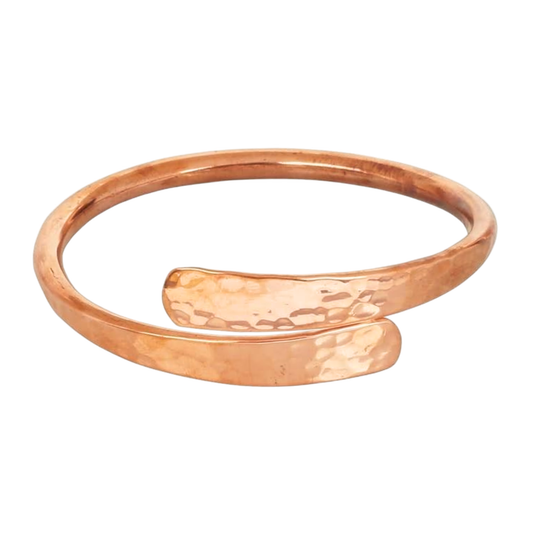 Hammered Copper Bracelet ｜印度匠人錘打純銅手工手鐲 (#YS012)