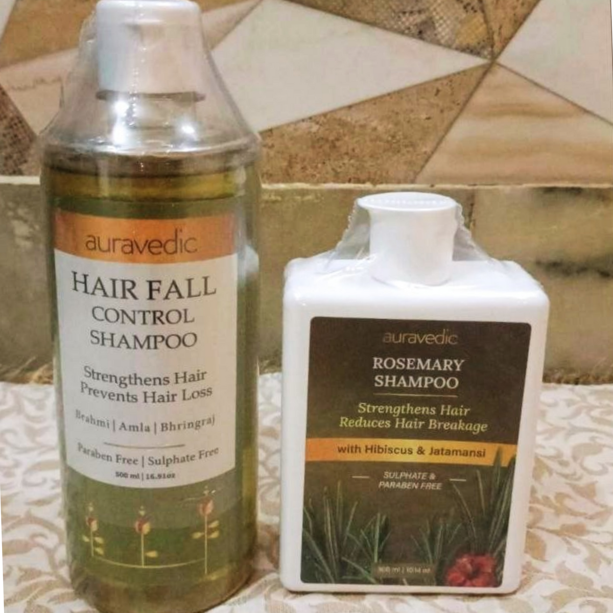 Auravedic Hair Fall Control Shampoo (500ml)｜阿育吠陀 天然植物精華防掉髮護髮洗頭水