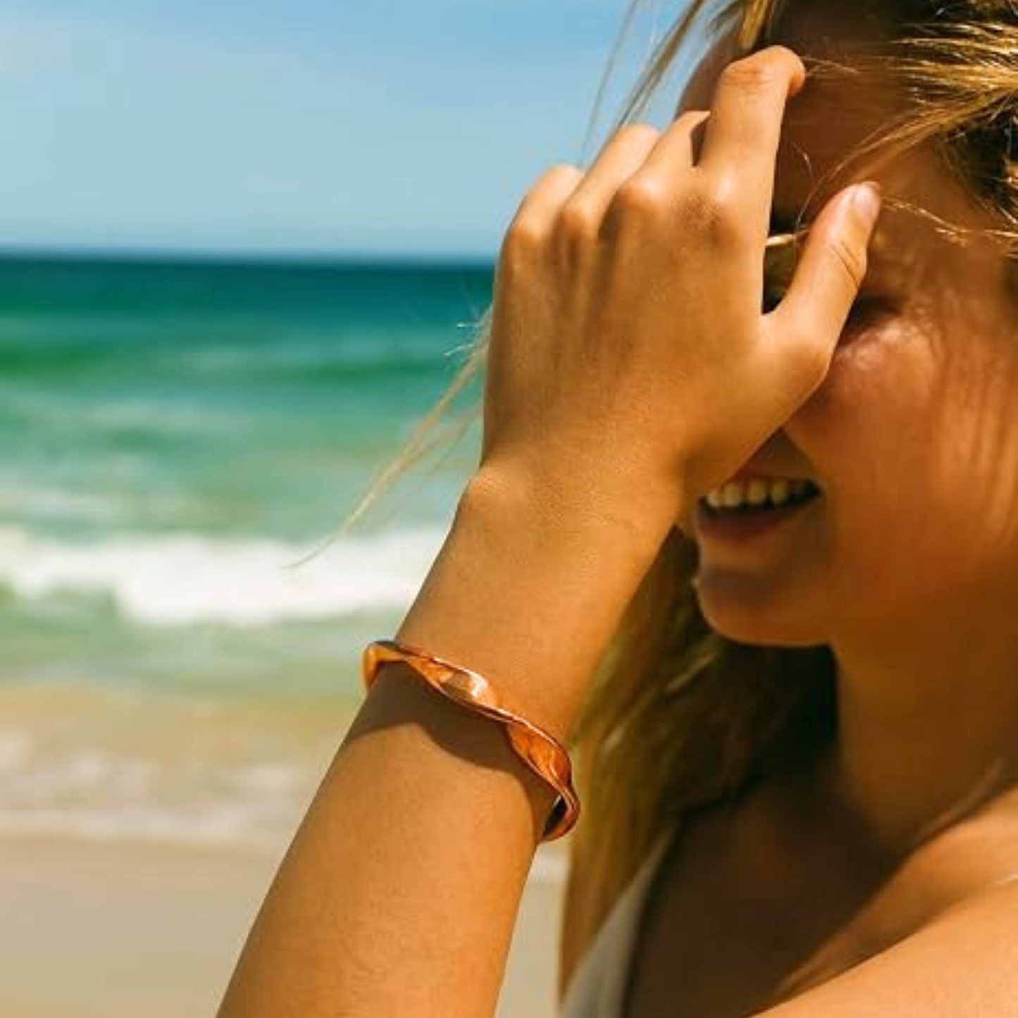 Minimalist Helix Elegant Copper Bracelet｜極簡純銅螺旋手鐲 (#YS033)