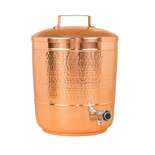 Hammered Copper Water Pot (8L) ｜ 純銅精品儲水桶8公升